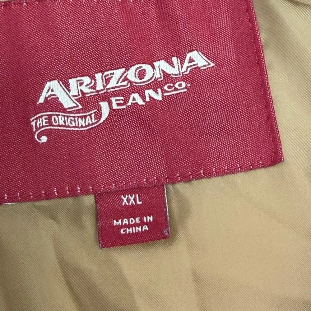 Men’s XXL Arizona Jean Company Quilted Brown Vest
